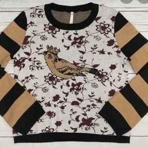 Teaberry and weave sweater